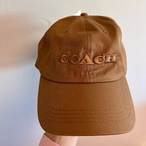 Coach Tan Cap with tags brand new